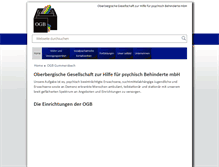 Tablet Screenshot of ogb-gummersbach.de